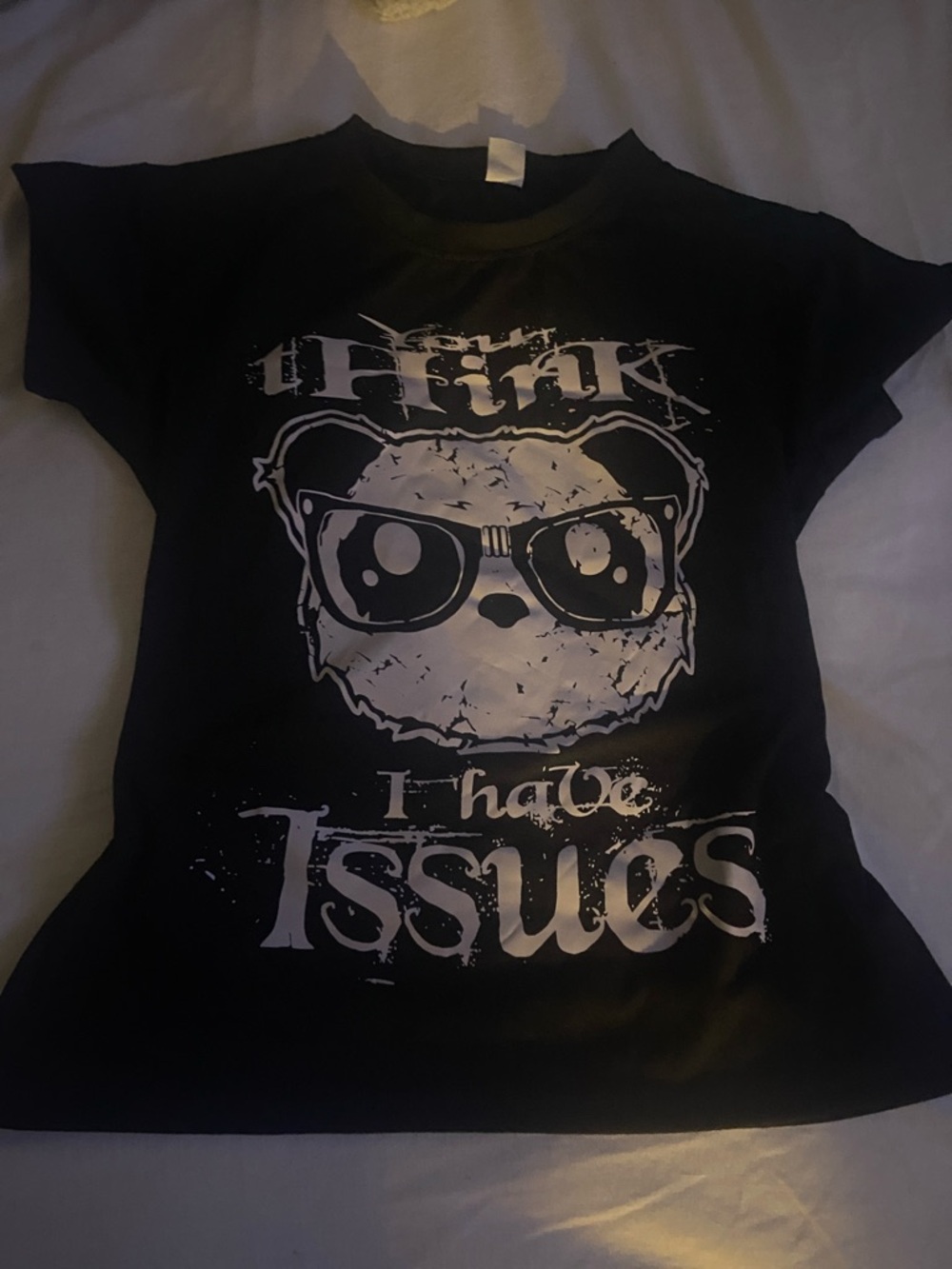 girls panda baby tee